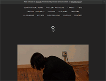 Tablet Screenshot of oliviablock.net